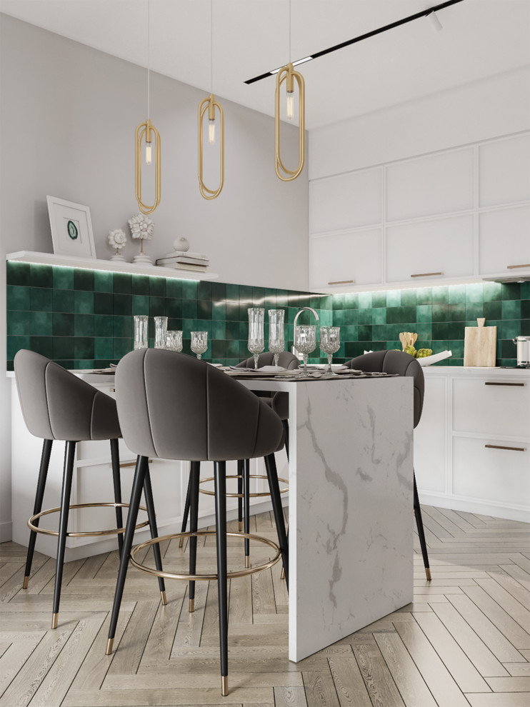 Дизайн кухни в ЖК Clever Park