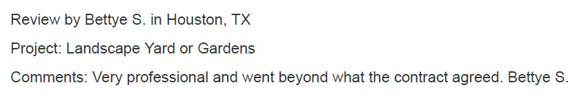 Customer Testimonials