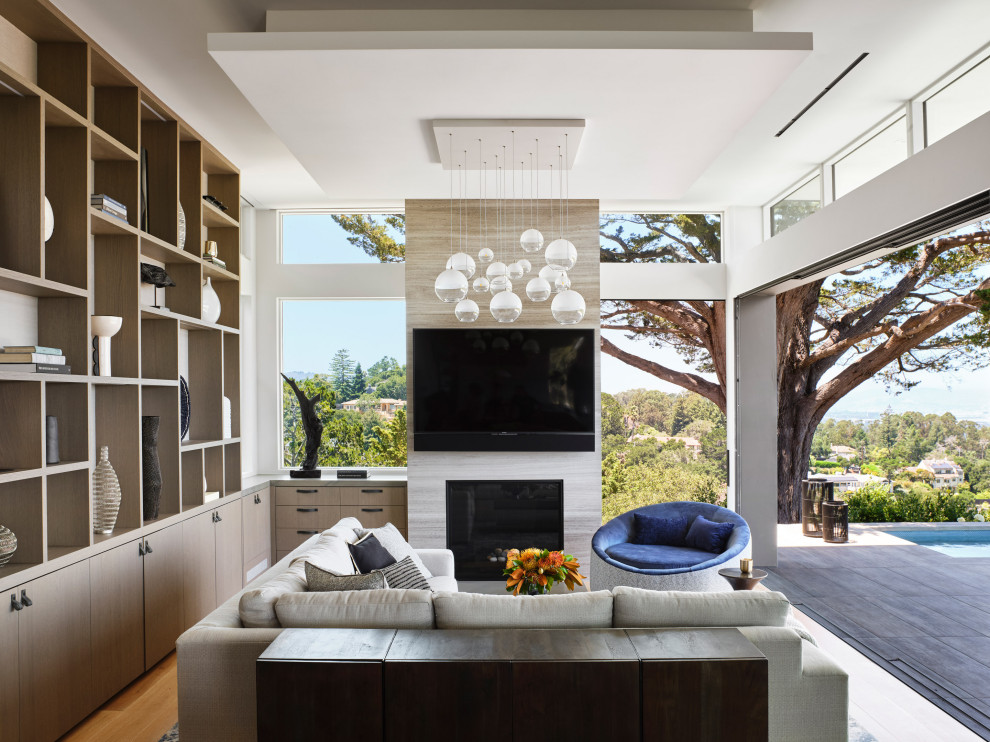 Hilltop Dream - Contemporary - Living Room - San Francisco - by TRG ...