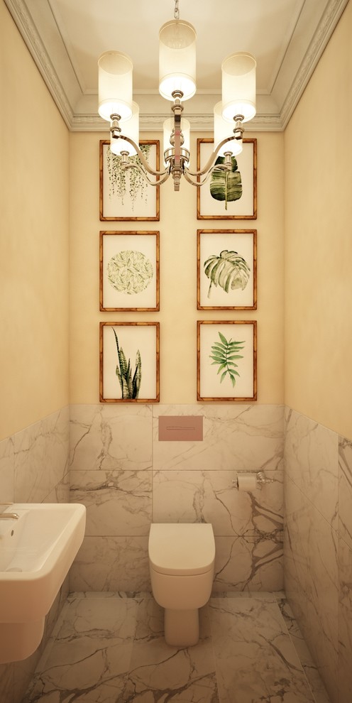 Светлый дом в неоклассическом стиле