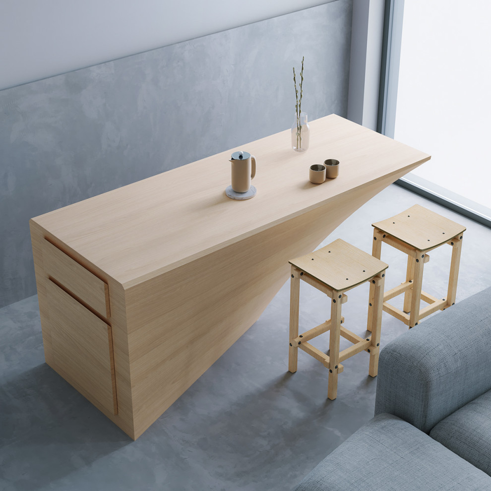 Квартира в японском стиле B8A99A