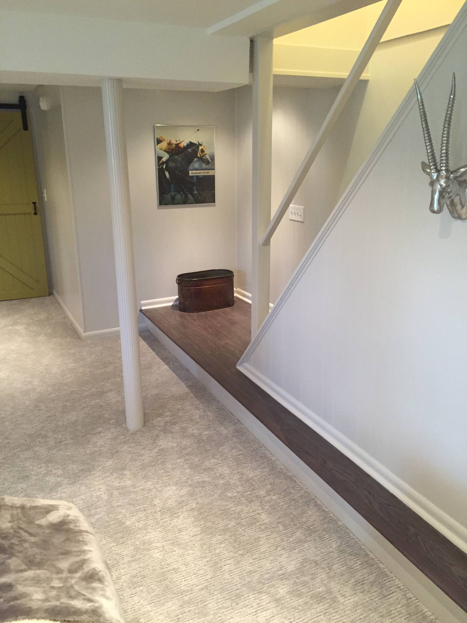 The Powell's basementi