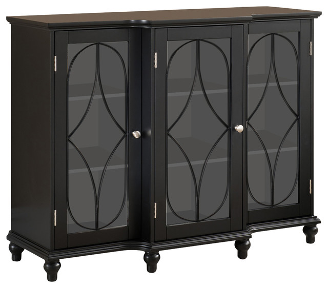 Sideboard Buffet Black Traditional Buffets And Sideboards
