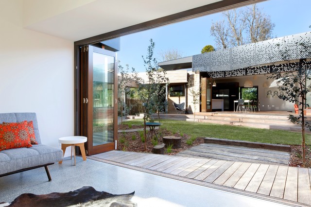 Balnarring Beach House contemporary-vardagsrum