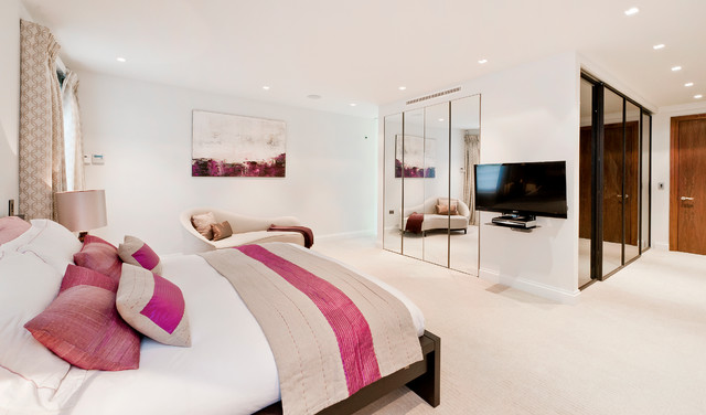 Alton House Hampstead contemporaneo-camera-da-letto