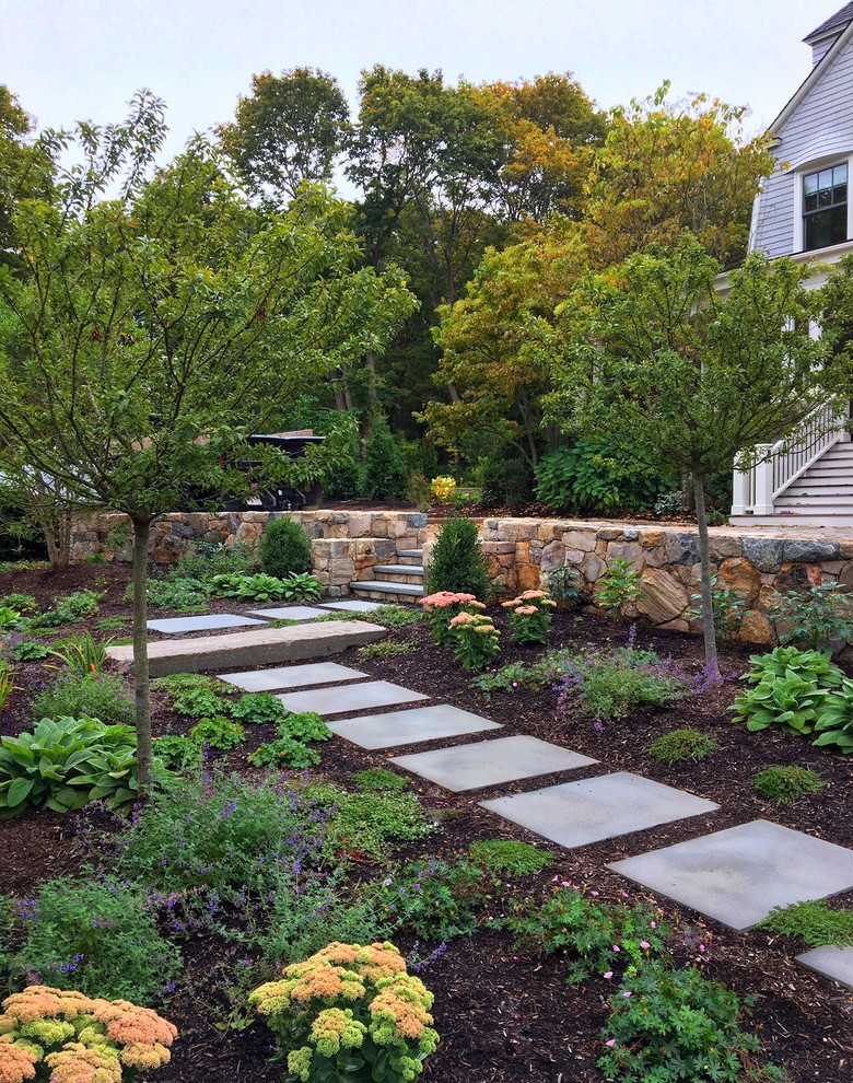 Photo of a transitional landscaping in Boston.
