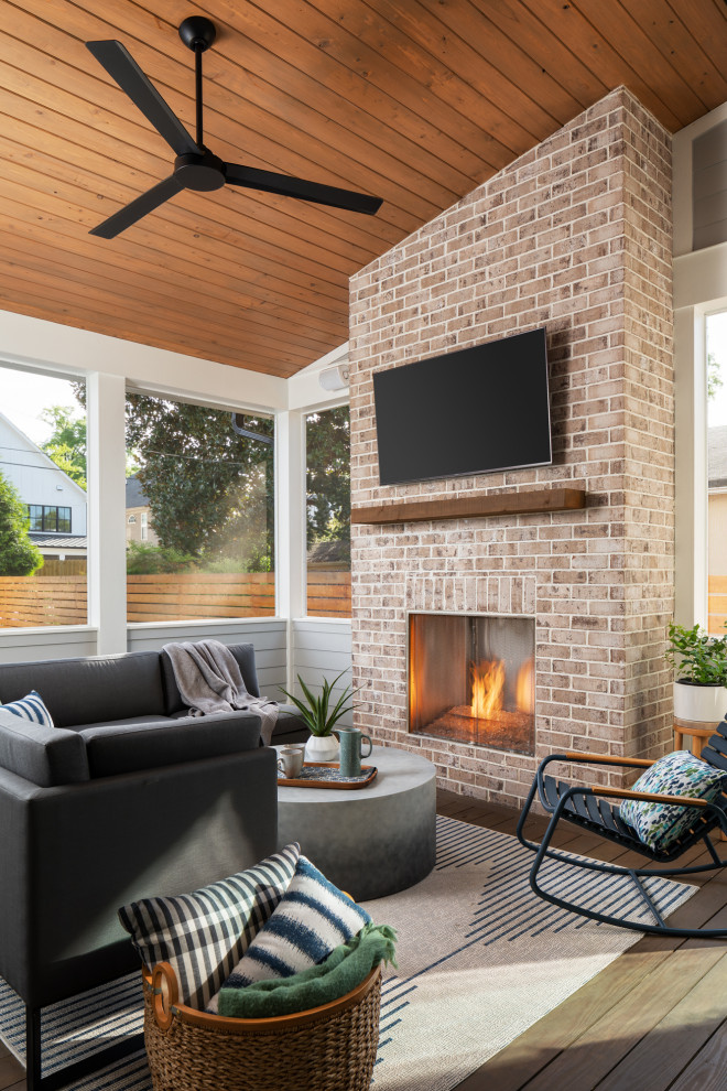SCREEN PORCH - Contemporary - Porch - Charlotte - by Tamara Heather ...