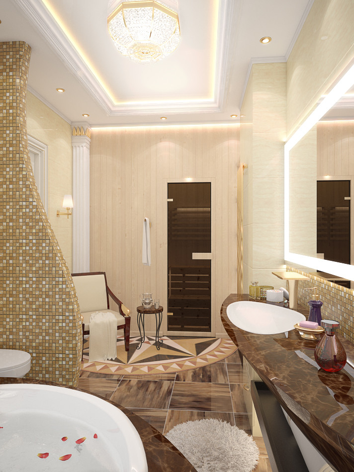 Golden Pollen или демократия классики  Стильные апартаменты в Зеленогорске