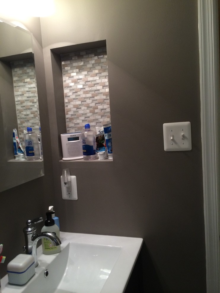 Where to hang towel ring?