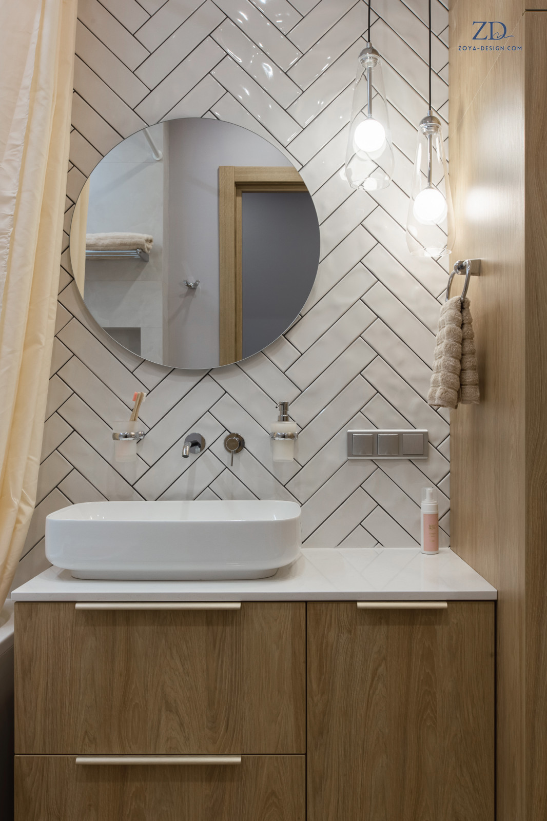 Цвет в интерьере, квартира в Куркино.