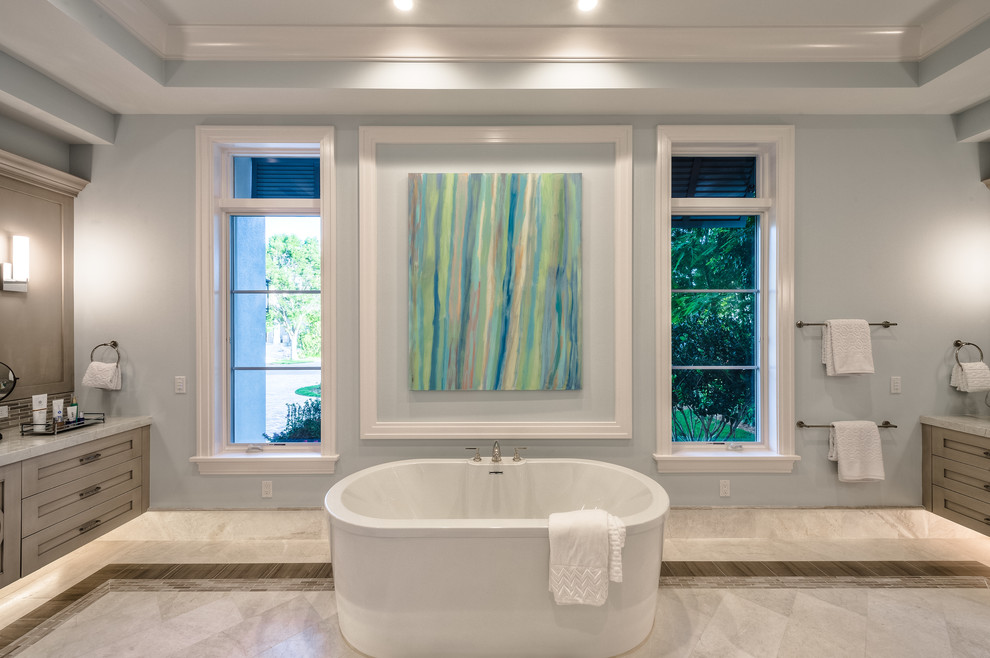 Bathroom - transitional bathroom idea in Miami