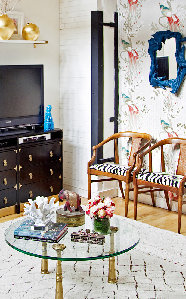Example of an eclectic home design design in Philadelphia