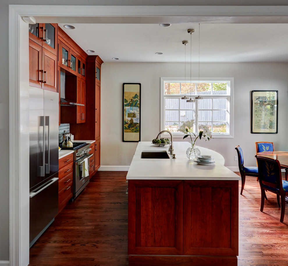 Kitchen - transitional kitchen idea in Denver