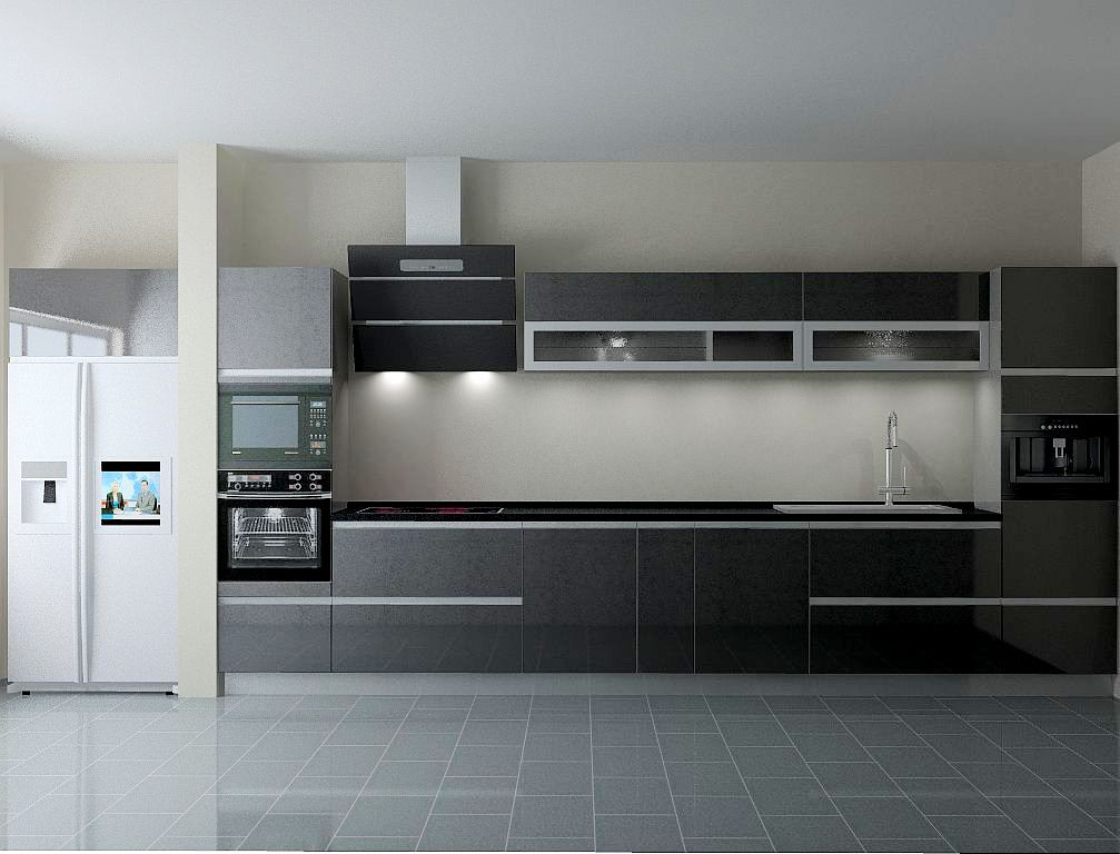 Современная минималистичная немецкая кухня Beckermann