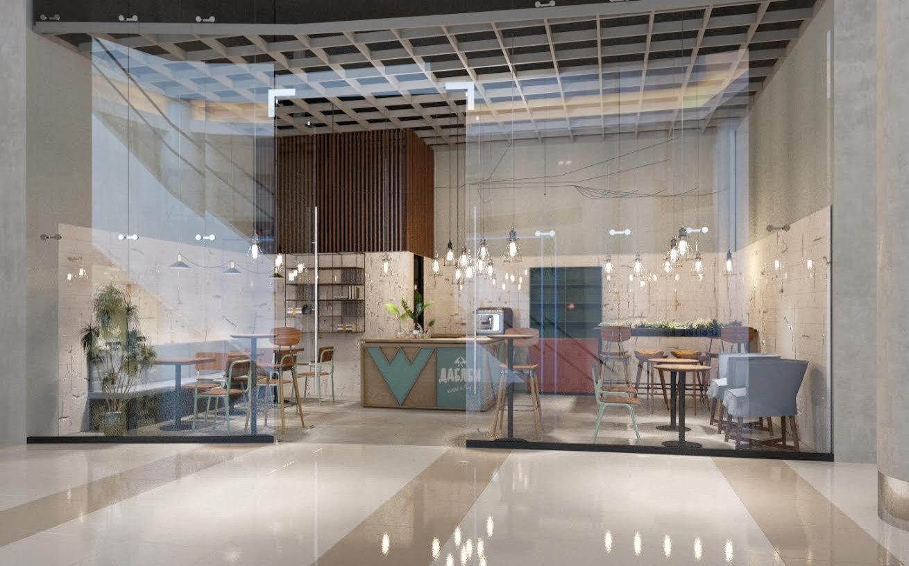 Кофейня Даблби в торговом центре в Москве