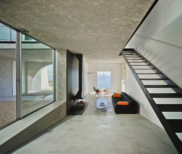 Interior and Exterior industrielt-trappe