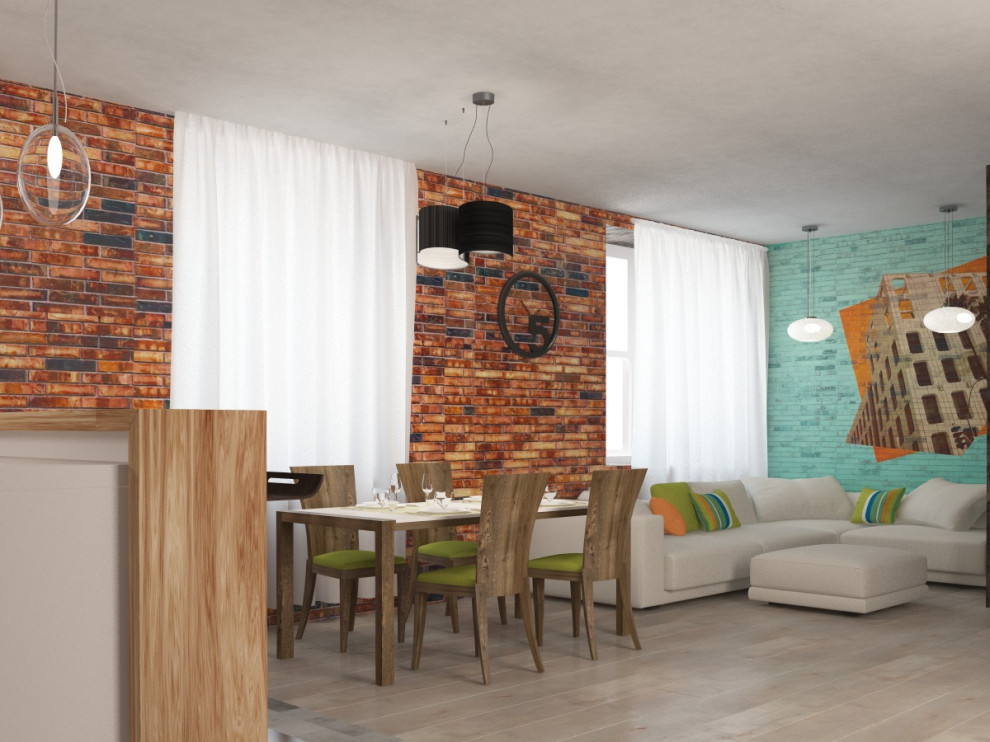 Эскизный дизайн-проект 3-х комнатной квартиры