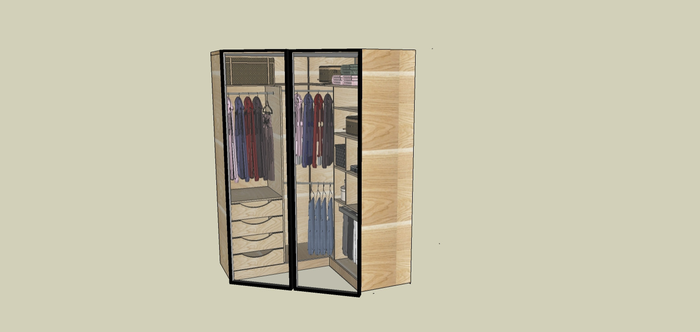 Progettazione cabina armadio
