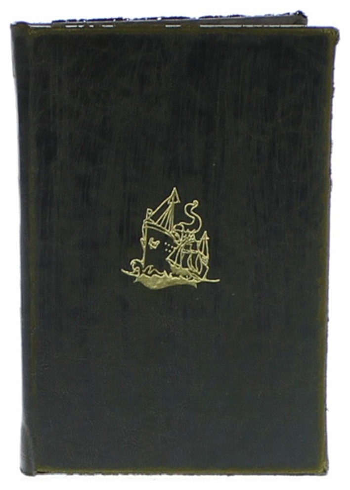 Maritime Embossed Journal, Ship, Black