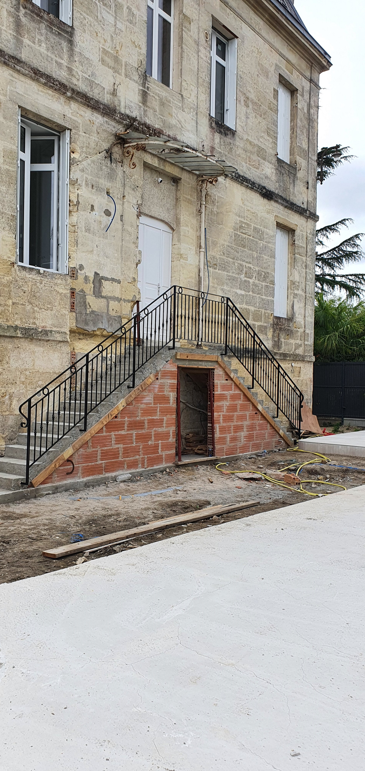 Rambarde escalier extérieur