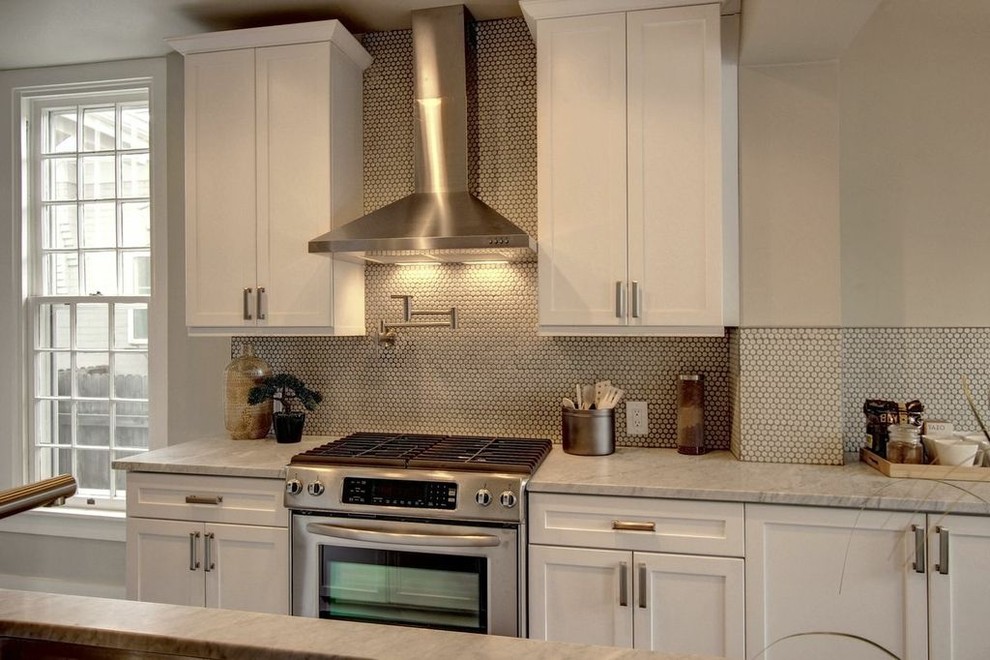 Inspiration for a transitional kitchen remodel in Denver
