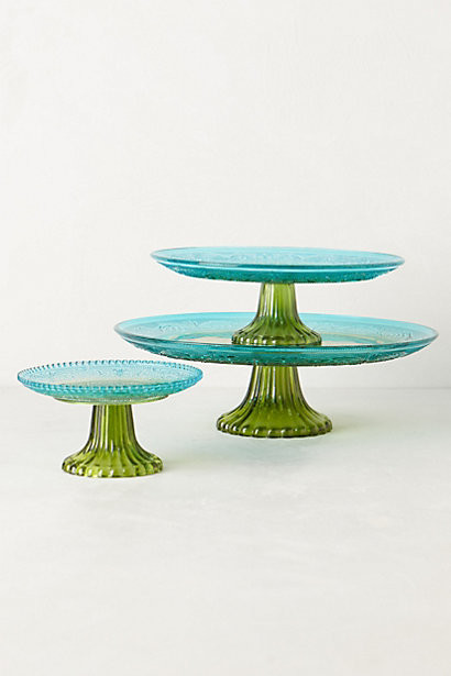 Color-Blocked Cake Stand