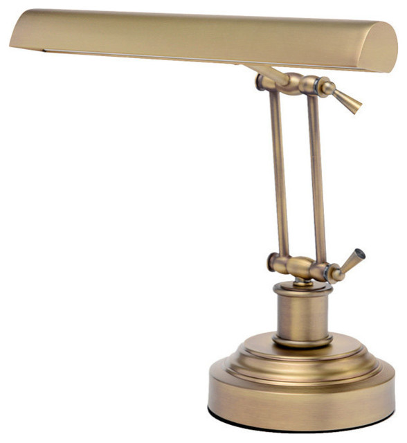 Led Piano Desk Lamp Antique Brass, Antique Bronze Piano Lamp