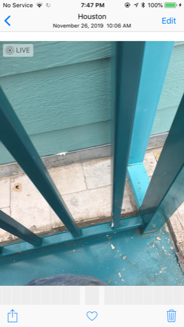 Water Leak Balcony
