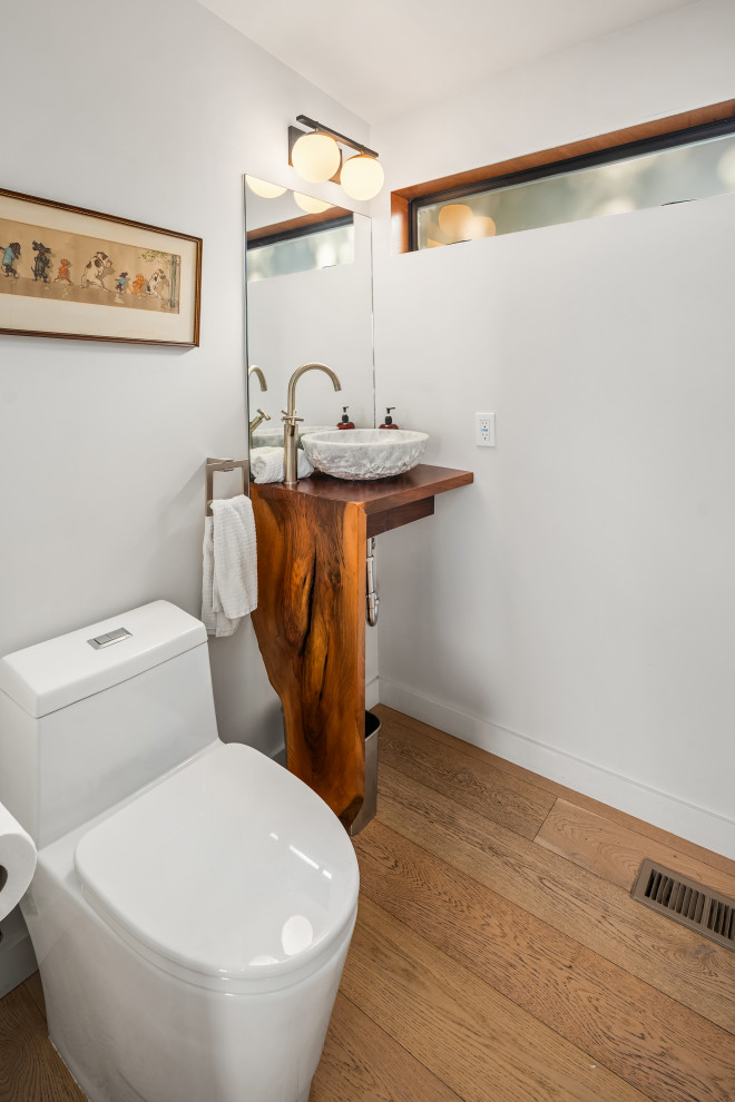 South Lake Washington - Midcentury - Powder Room - Seattle - by Launch ...