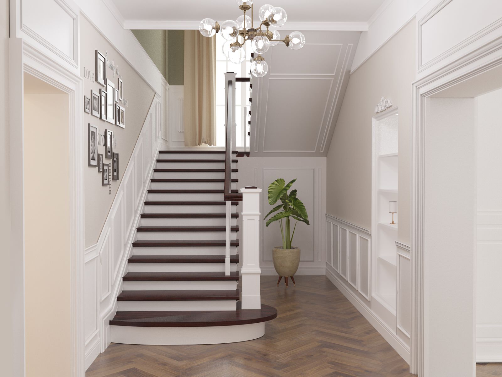 Дизайн-проект загородного коттеджа