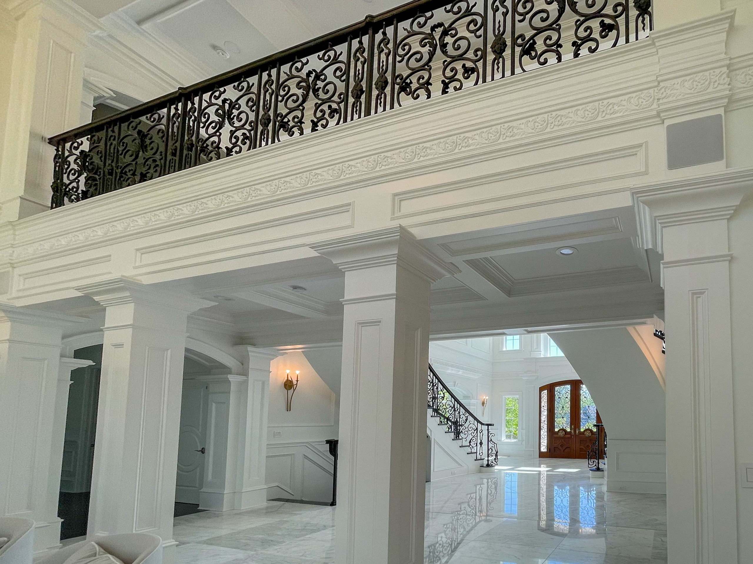 92_Grand Double Staircase in Exquisite Custom Home, Great Falls VA 22066