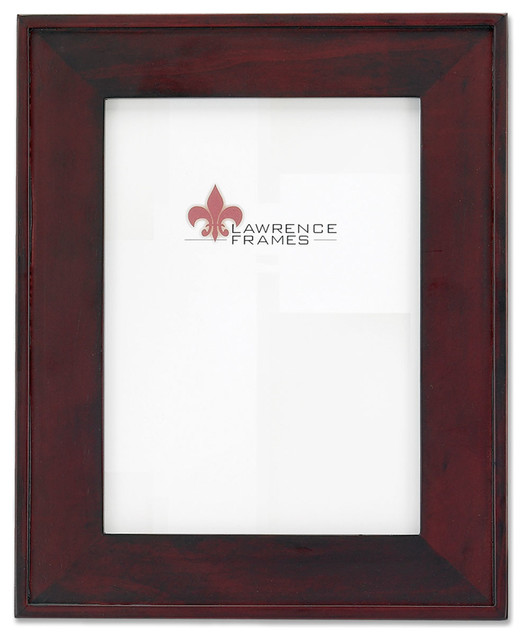 Shop Houzz Lawrence Frames Dark Walnut Flat Wood 4x6 Picture Frame
