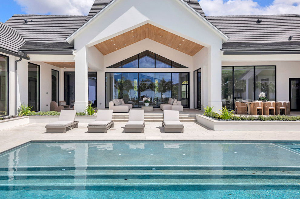 Minimalist pool photo in Miami