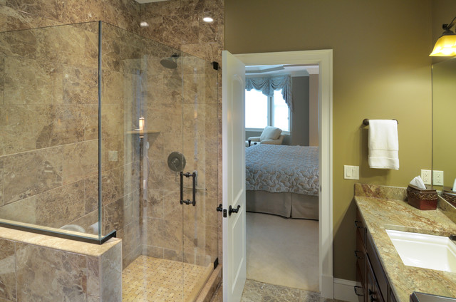 French Country Charm traditional-bathroom