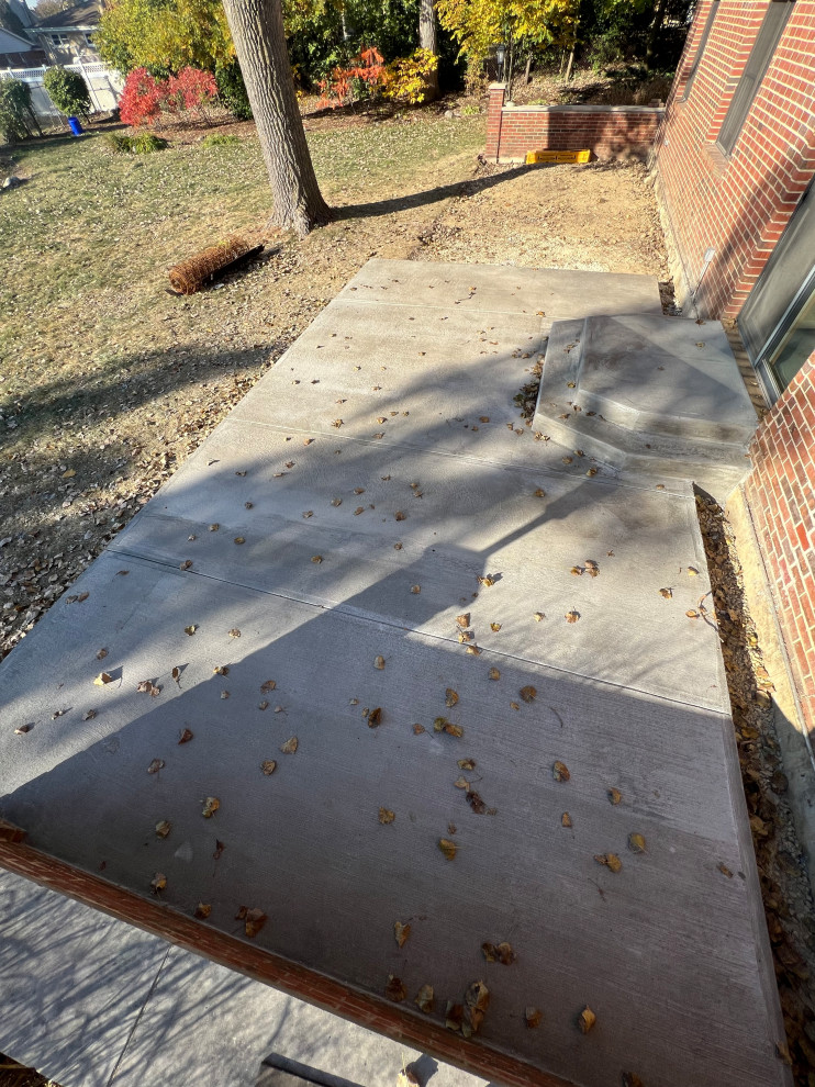 Concrete Walkway with Steps