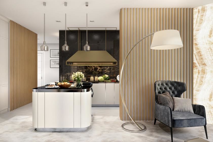 Дизайн интерьера "Строгое благородство"