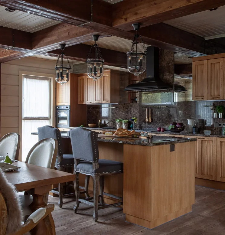 Элегантное шале 287 м2, дом из клееного бруса