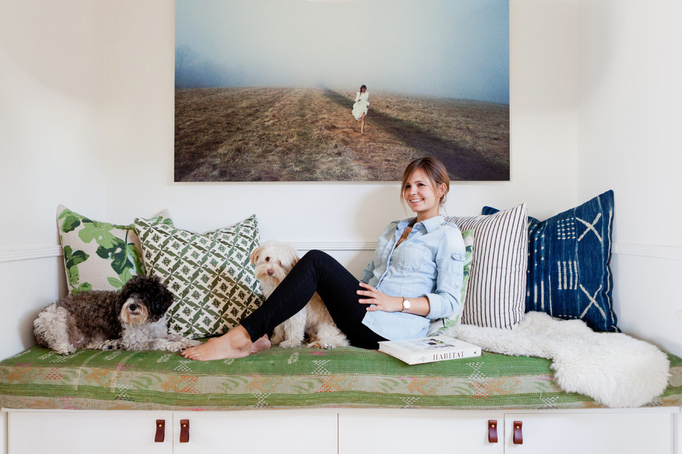 Inspiration for an eclectic home design remodel in Los Angeles