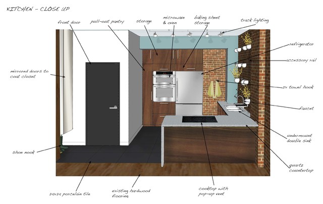 Sherbourne condo minimalistisch-rendering