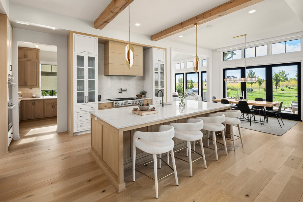 Transitional Modern Tudor Rambler - Transitional - Kitchen ...