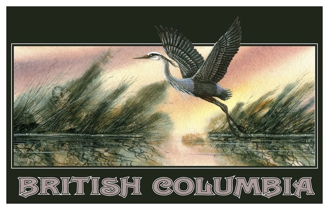 Dave Bartholet British Columbia Canada Cool of the Art Print, 24"x36"