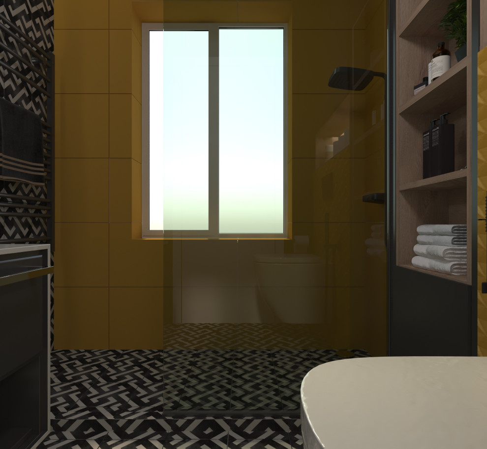 Ванная в проекте "Таунхаус для большой семьи"