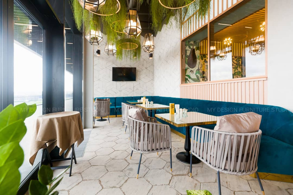 Мягкая мебель для общественных интерьеров.