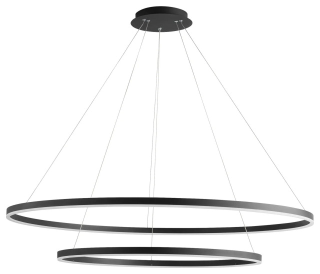 Oxygen Lighting 3654815 Circulo 2Light Pendant Light Modern