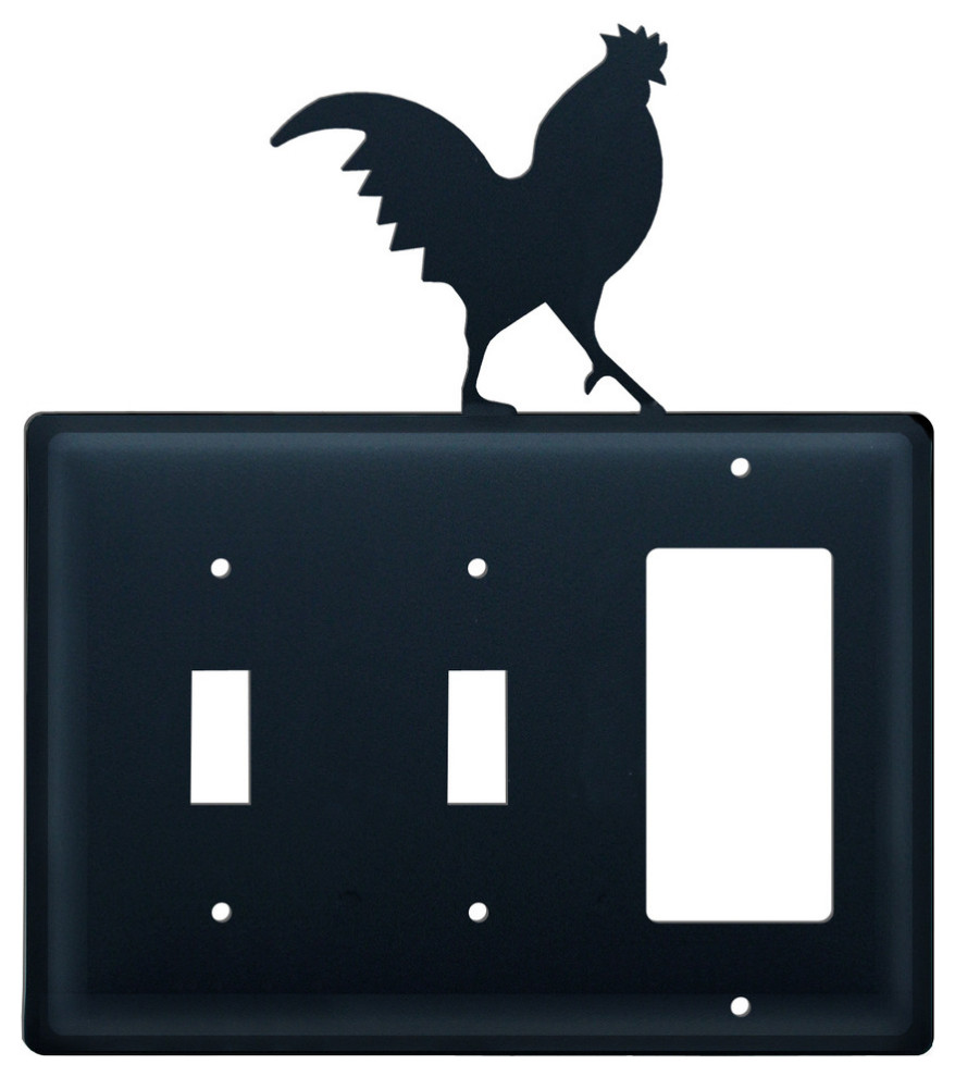 Rooster Double Switch and GFI Cover, Rooster