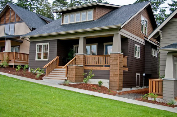 Bainbridge Home - Craftsman - Exterior - Seattle - by Brooks Ballard