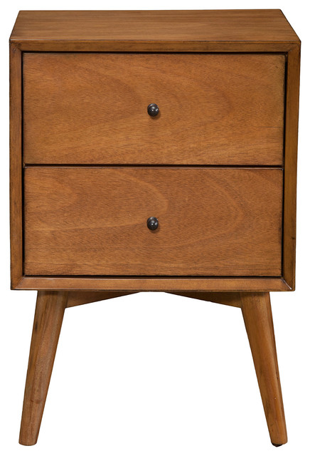 Malmo Wooden Nightstand Acorn Midcentury Nightstands And Malmo Wooden Nightstand Acorn