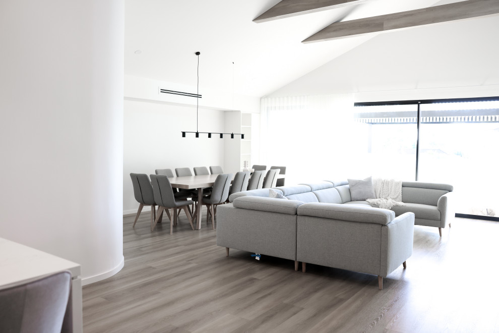 Idéer för mellanstora minimalistiska vardagsrum