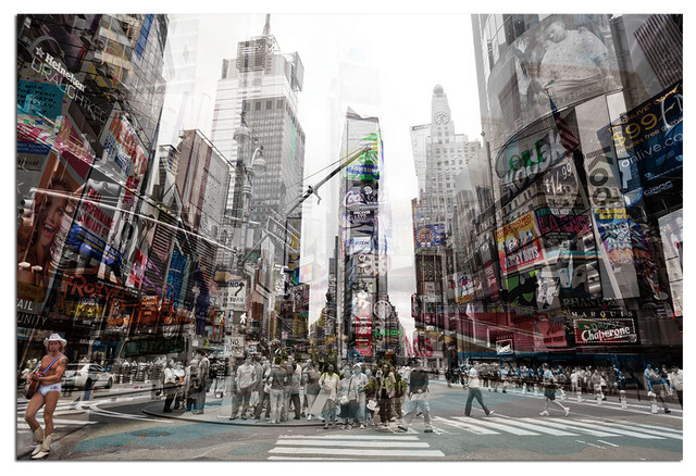 New York Wall Art Tempered Glass 3d Times Square 4 New York Wall Art Tempered Glass 3d Times Square 4