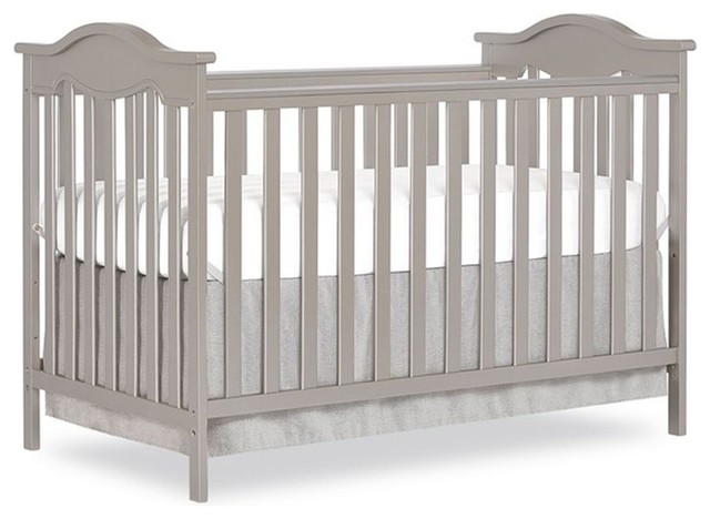 Dream On Me Bella Rose Classic Convertible Crib in Gold Dust